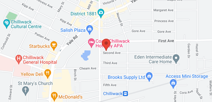 map of 405 46021 SECOND AVENUE